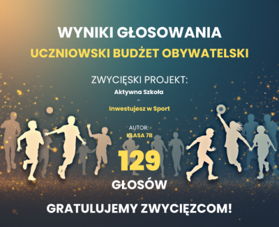   Uczniowski Budżet Obywatelski w Trójce – znamy wyniki! 